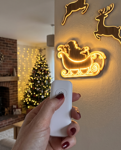 ChristmasPearls reindeer lights