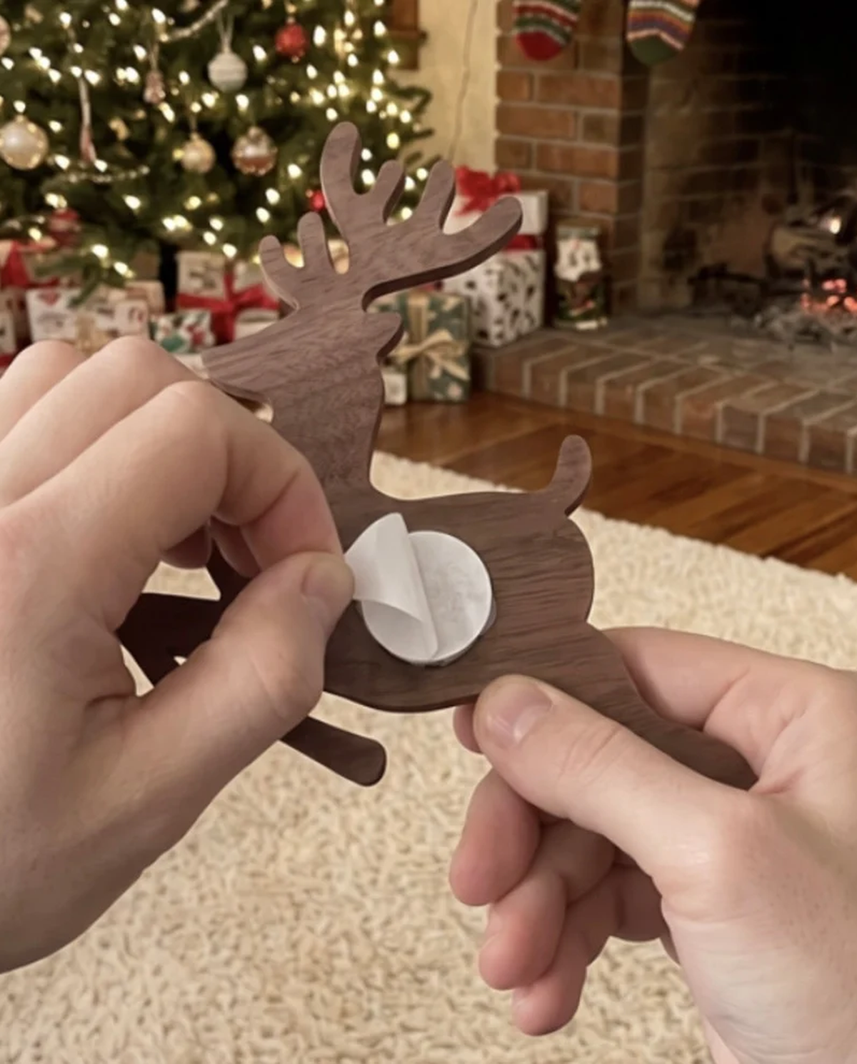 ChristmasPearls reindeer lights